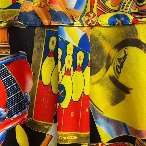 Bon HOMME button down shirt sleeve Golden oldies shirt/ extra large - Picture 6 of 8